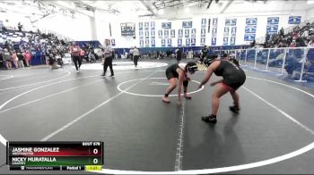 155 lbs Quarterfinal - Jasmine Gonzalez, Westminster vs Nicky Muratalla, Chaffey