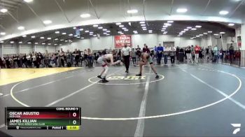 106 lbs Cons. Round 5 - James Killian, Great Neck Wrestling Club vs Oscar Agustio, Red Lion