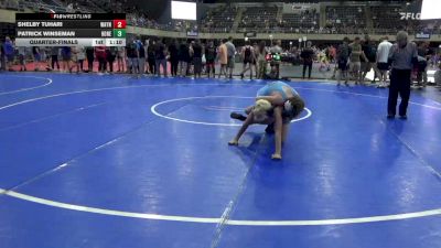 100 lbs Quarterfinal - Shelby Tuhari, Wayne vs Patrick Winseman, Honeoye Falls