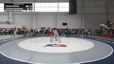 150 lbs Cons. Quarters - Deacon Morgan, Wrestling University vs Alexander Shvartsman, Izzy Style Wrestling