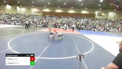 54 lbs Quarterfinal - Trenton Boisa, Warriors Of Christ vs Leo Navarro, Legacy Elite