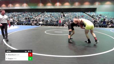 197 lbs Round Of 16 - Ryker Blackburn, Saint Mary vs Trevor Dopps, Oklahoma State