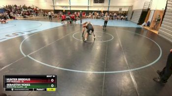 144 lbs Round 4 (10 Team) - Sebasitan Nokes, Burns/Pine Bluffs vs Hunter Brekhus, East Renegade