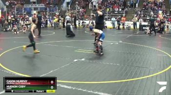 55 lbs Cons. Round 3 - Cason Murphy, Coleman Youth Wrestling vs Hudson Cody, GAWC