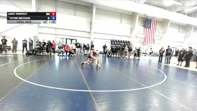 120 lbs Cons. Semi - Linzy Perfect, Sanpete Wrestling Club vs Kyrie Mecham, Altamont Longhorns