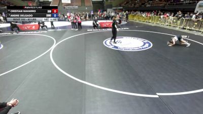 63 lbs 7th Place Match - Cristian Navarro, Spring Hills Wrestling vs Andre Delgado, Savage House Wrestling Club
