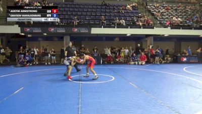 92 lbs Quarters - Austin Armstrong, East Idaho Elite Wrestling Club vs Grayson VanValkenburg, Michigan Premier WC