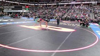 G155-5A Champ. Round 1 - Sophia Flores, Discovery Canyon Girls vs Katey Hirz, Standley Lake Girls