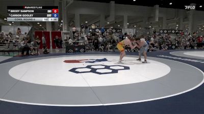 92 lbs Cons. Round 6 - Brody Sampson, Hawkeye Wrestling Club vs Carson Gooley, Southern Oregon Regional Training Center