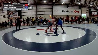 125 kg Champ. Round 1 - Justin Kephart, Olivet Wrestling Club vs Enoch Shodeinde, Knights Wrestling Club