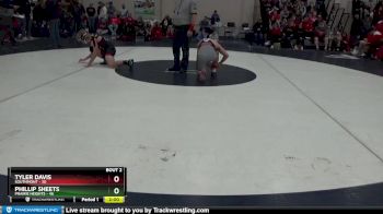 182 lbs Champ Round 1 (16 Team) - Phillip Sheets, Prairie Heights vs Tyler Davis, Southmont