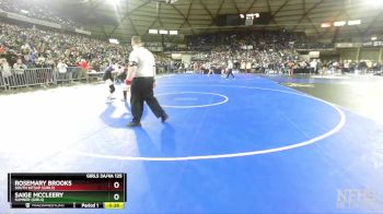 Girls 3A/4A 125 Cons. Semi - Rosemary Brooks, South Kitsap (Girls) vs Saige McCleery, Sumner (Girls)