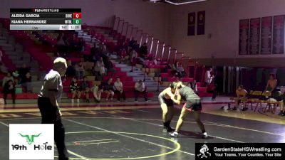 138 lbs Round 3 (3 Team) - Kiana Hernandez, Mount Olive/Randolph vs Aleida Garcia, Dover