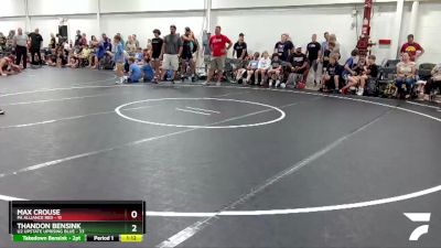 120 lbs Round 1 (8 Team) - Max Crouse, PA Alliance Red vs Thandon Bensink, U2 Upstate Uprising Blue