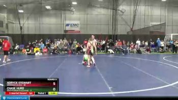 90 lbs Round 5 (6 Team) - Adryck Stewart, Nebraska Black vs Chase Hurd, South Dakota Blizzard