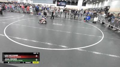 53 lbs Champ. Round 2 - Levi McCombs, Viking Wrestling Club (IA) vs John Reimer, Team Nazar Training Center