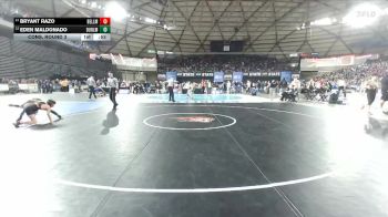 Boys 2A 106 lbs Cons. Round 3 - Bryant Razo, Bellingham vs Eden Maldonado, Burlington-Edison