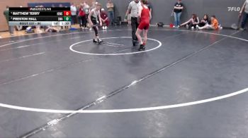 90 lbs Cons. Semi - Matthew Terry, Idaho Gold Wrestling Club vs Preston Hall, Sublime Wrestling Academy