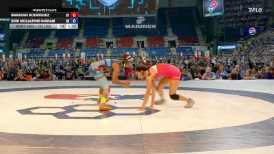 125 lbs Cons. Sub-rd Of 32 - Narayah Rodriguez, CT vs Zuri Mccalpine-ingram, GA