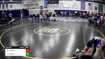 127 lbs Cons. Round 4 - Brady Mihalko, Moshannon Valley Hs vs Andrew Barkey, Ringgold Hs