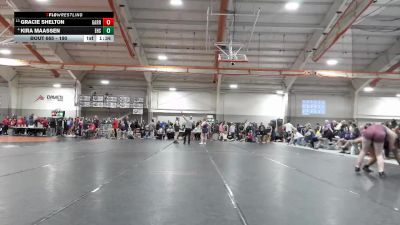190 lbs Champ. Round 3 - Gracie Shelton, Garrett vs Kira Maassen, Elyria High School
