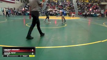 190 lbs Champ. Round 1 - Vincent Krenisky, CONNEAUT vs Samuel Petit, CHIPPEWA