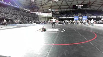 59 lbs Quarterfinal - Jordan Larsen, White River Hornets Wrestling Club vs Bradan Gray, Port Angeles Wrestling Club