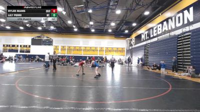106 lbs 5th Place - Rylee Mains, Southmoreland vs Lily Perri, Mt. Lebanon