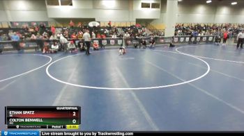 63 lbs Quarterfinal - Colton Benwell, MO vs Ethan Spatz, NE