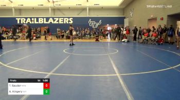 126 lbs Final - Tate Sauder, Manhattan vs Ayden Kingery, Southeast Polk