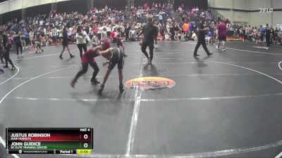 105 lbs Semifinal - Justus Robinson, Dixie Hornets vs John Guidice, KC Elite Training Center