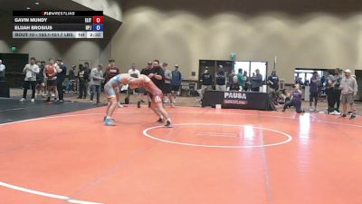 150.1-151.7 lbs Champ. Round 1 - Gavin Mundy, Elite vs Elijah Brosius, UPJ