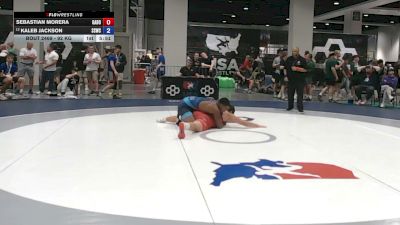 92 kg Cons. Rd Of 32 - Sebastian Morera, Garage Boyz vs Kaleb Jackson, South Side Wrestling Club