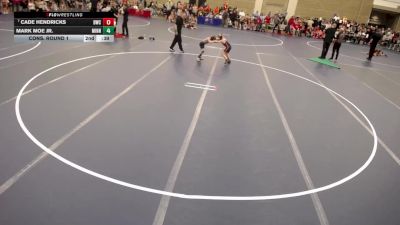 8U - B Cons. Round 2 - Huck Wangen, New Prague Wrestling vs Maksym Taschuk, Stillwater Area Wrestling