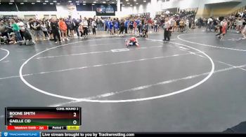 92 lbs Cons. Round 2 - Boone Smith, AR vs Gaelle Cid, IL