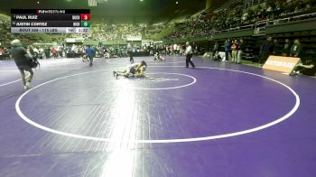 115 lbs Quarterfinal - Paul Ruiz, Buchanan vs Justin Cortez, Righetti