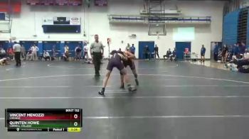 141 lbs Cons. Round 2 - Vincent Menozzi, Chicago vs Quinten Howe, Cornell College