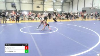 57 lbs Rr Rnd 4 - Alii Marks, Team Aggression vs Bear Holloway, Mat Demon WC