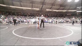 52 lbs Semifinal - Noah Backus, Newkirk Takedown Club vs Maverick Meadows, Tuttle Wrestling