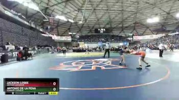 4 lbs Cons. Round 1 - Jackson Losee, Graham-Kapowsin vs Antonio De La Pena, Kennedy Catholic