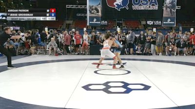120 lbs Champ. Rd Of 128 - Jordan Patron, New York vs Jesse Grossman, Montana