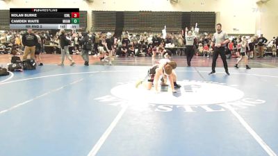 111 lbs Rr Rnd 2 - Nolan Burke, ICWL Bruisers Club - ESC vs Camden Waite, Maine Hammahs - ESC