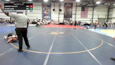 95 lbs Rr Rnd 1 - Jacob Liuzza, Buffalo Valley Wrestling Club MS Black vs Quinn Smith, Donahue Wrestling Academy