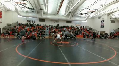 126 lbs Cons. Semi - Rio Luger, Hardin vs Henry Quiver, Lander Valley