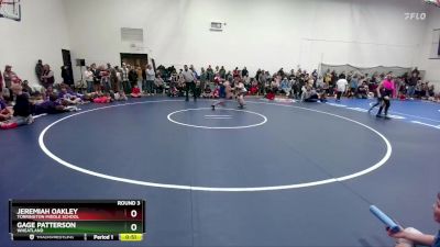 85-87 B Round 3 - Jeremiah Oakley, Torrington Middle School vs Gage Patterson, Wheatland