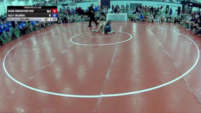 120 lbs Dani Ringstmeyer, South Dakota Gold vs Ally Jelinek, Iowa