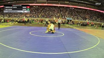 D1-144 lbs Quarterfinal - Ian Cook, Muskegon Reeths-Puffer vs Abdullah Yafai, Fordson HS