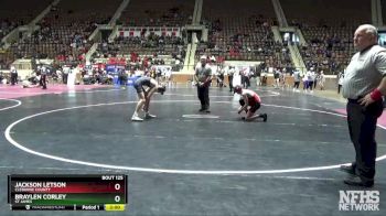 120 lbs Quarterfinal - Braylen Corley, St James vs Jackson Letson, Cleburne County