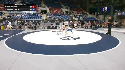 132 lbs Cons. Sub-rd Of 32 - Daniel Roman, New Jersey vs Dominic Olson, Nebraska