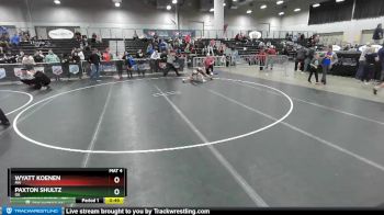 97 lbs Cons. Round 4 - Wyatt Koenen, MN vs Paxton Shultz, OK